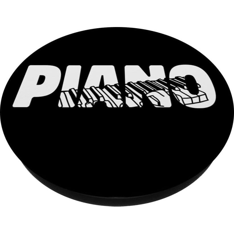 PopSockets Adhesivo PopGrip Piano Maestro Teclado Negro