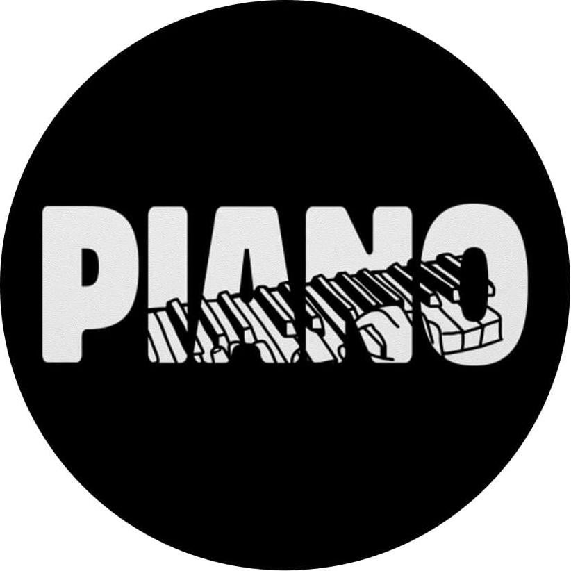 PopSockets Adhesivo PopGrip Piano Maestro Teclado Negro