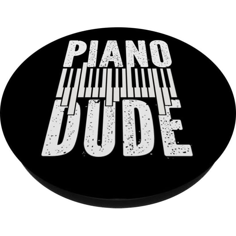 PopGrip Adhesivo Profesor de Piano PopSockets Negro