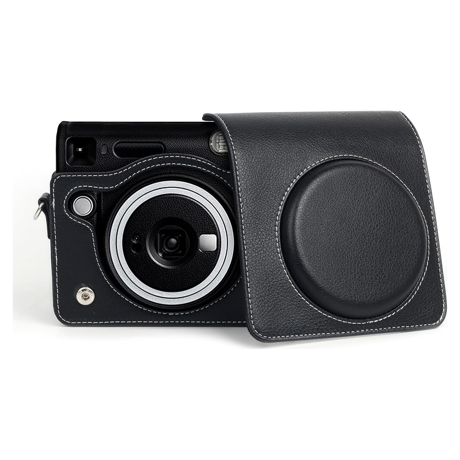 Funda de Cuero PU Rieibi para Fujifilm Instax SQ40 - Negra