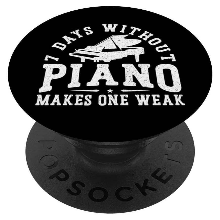 PopGrip Adhesivo PopSockets Profesor de Piano 7 Días Sin Piano