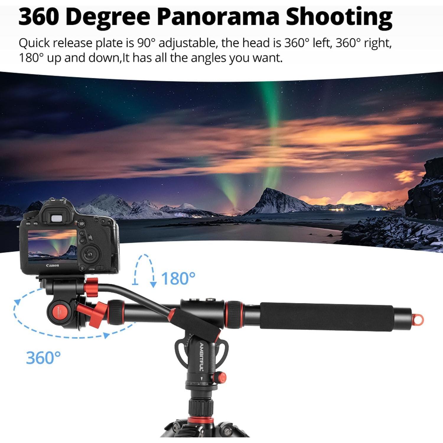 Brazo de Trípode AMBITFUL GM104 106cm Ajustable 10kg