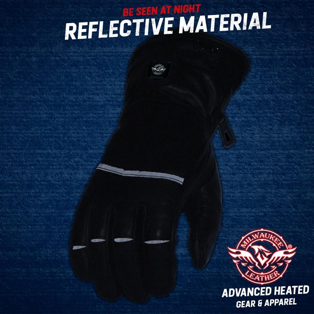 Guantes Calentados Milwaukee Leather MG7513SET Hombre Negro