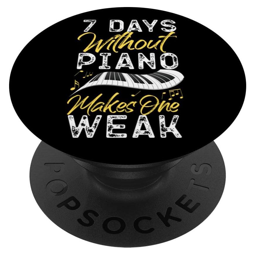 PopGrip Adhesivo PopSockets Profesor de Piano 7 Días Sin Piano