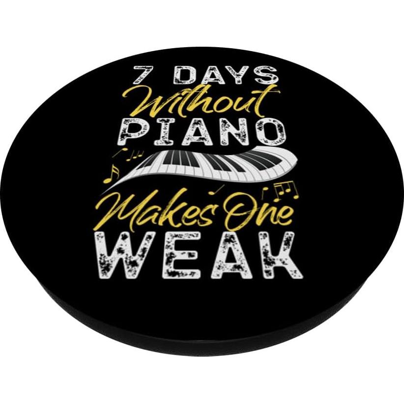 PopGrip Adhesivo PopSockets Profesor de Piano 7 Días Sin Piano