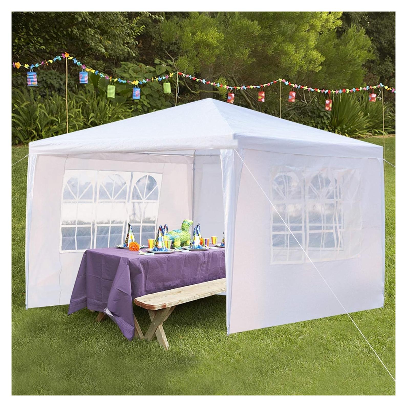 Carpa Impermeable 3x3m yotefe con Paredes Desmontables