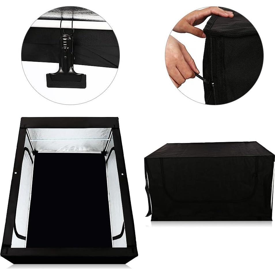 Caja de Luz LED Estudio Fotográfico REFLEX CAMERA 120x50cm
