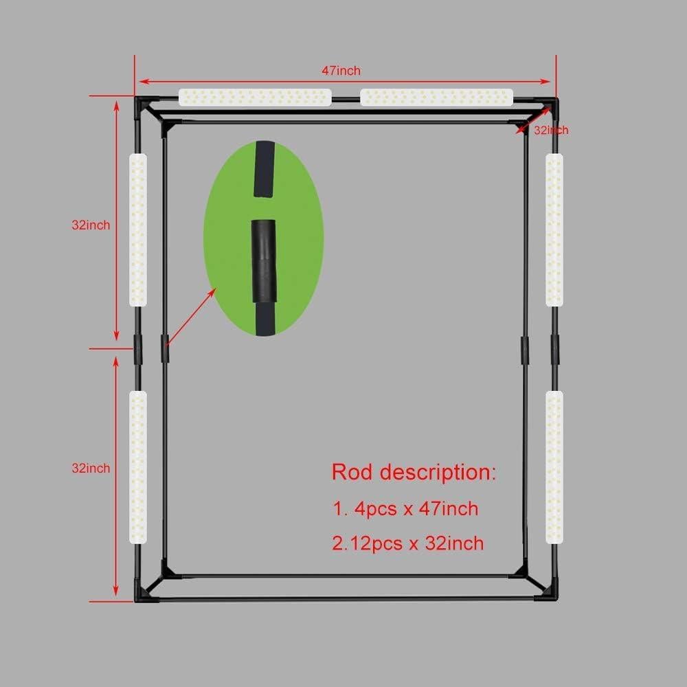 Caja de Luz LED Estudio Fotográfico REFLEX CAMERA 120x50cm