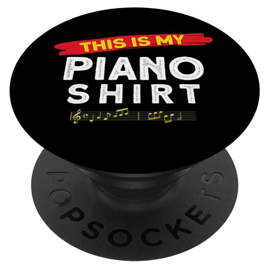PopSockets Adhesivo PopGrip Profesor de Piano Negro