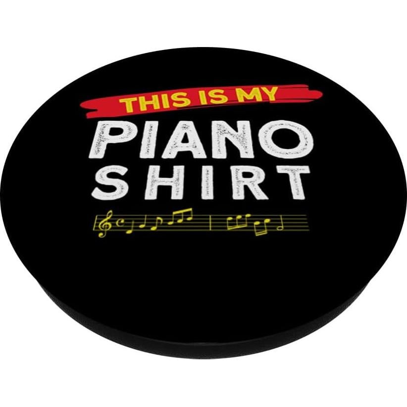 PopSockets Adhesivo PopGrip Profesor de Piano Negro
