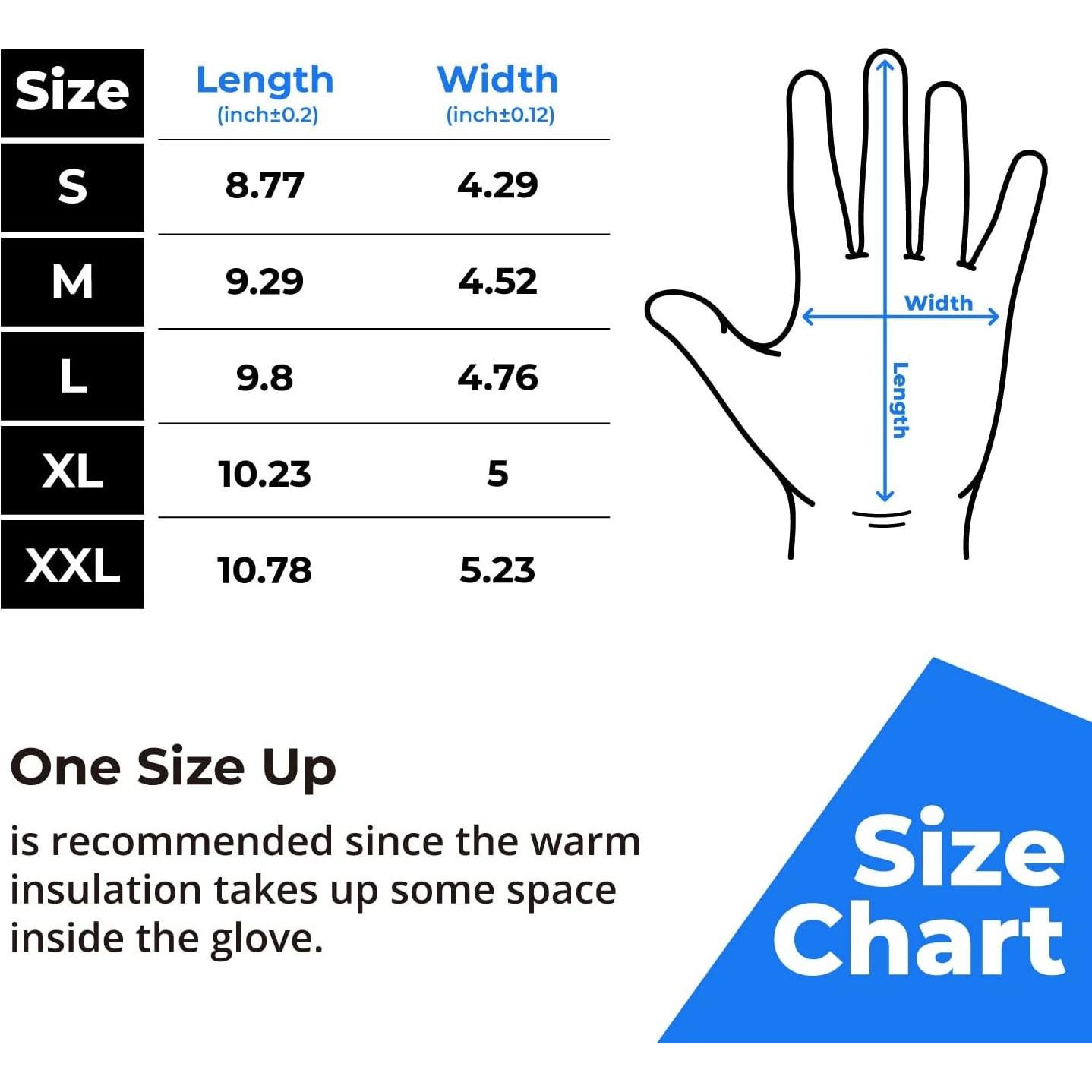 Guantes de Trabajo Toolant de Cuero Invierno Talla Grande