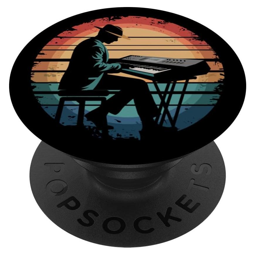 PopSockets Adhesivo PopGrip Teclado Retro Vintage 10.9x8.6cm