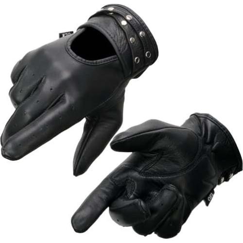 Guantes de moto mujer Milwaukee Leather MG7765 cuero negro