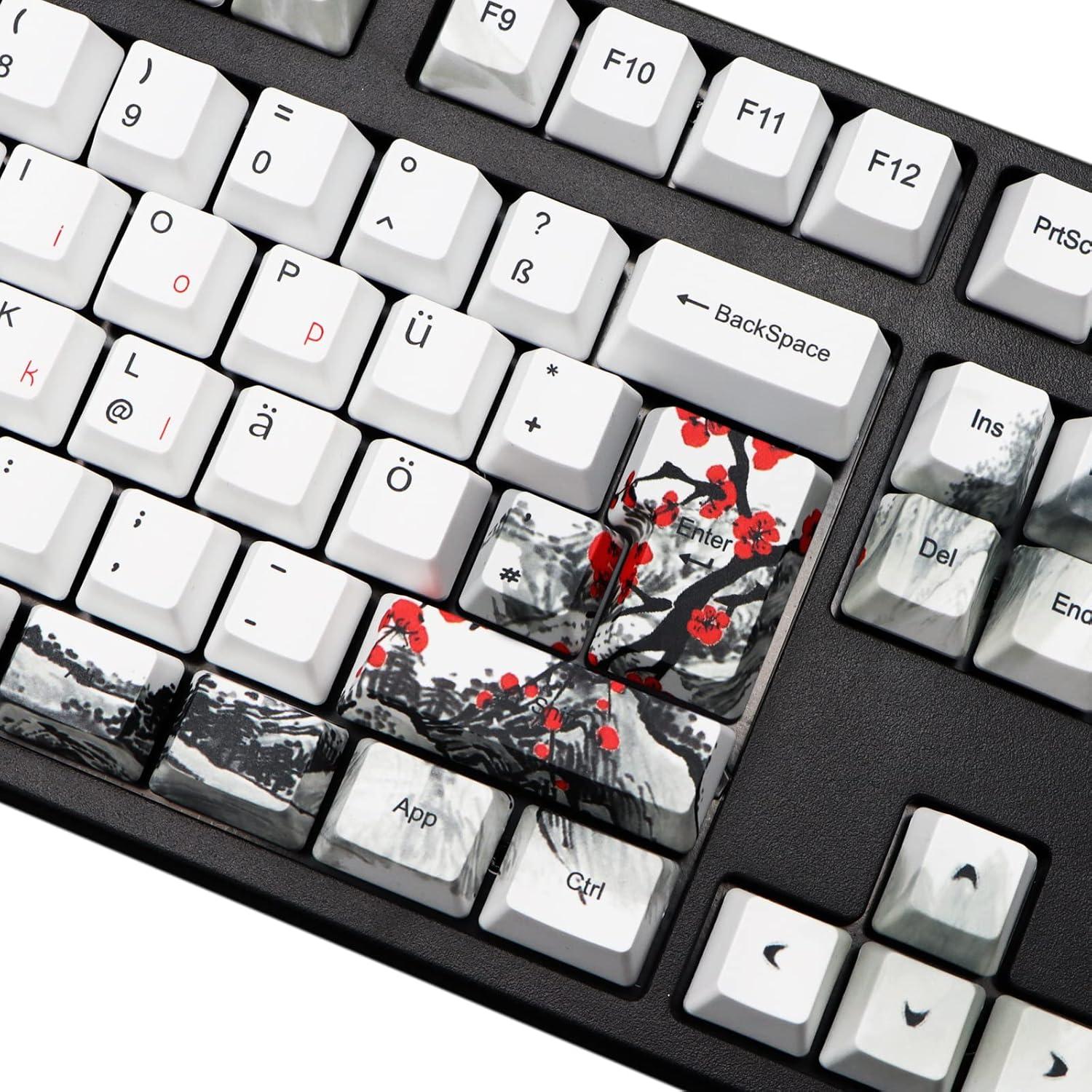Set de Teclas Mecánicas PBT 111 MOLGRIA para Teclado Alemán
