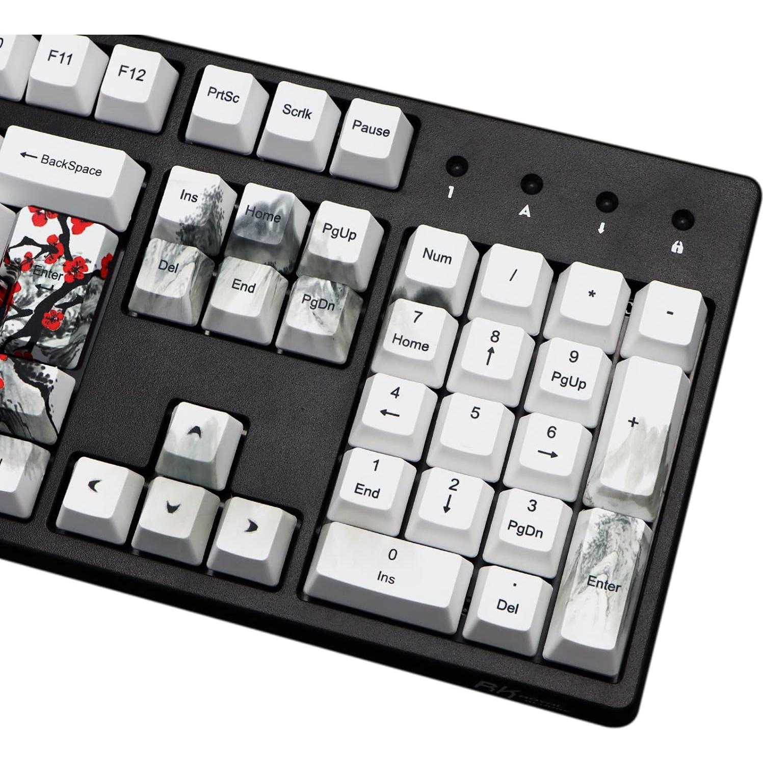 Set de Teclas Mecánicas PBT 111 MOLGRIA para Teclado Alemán
