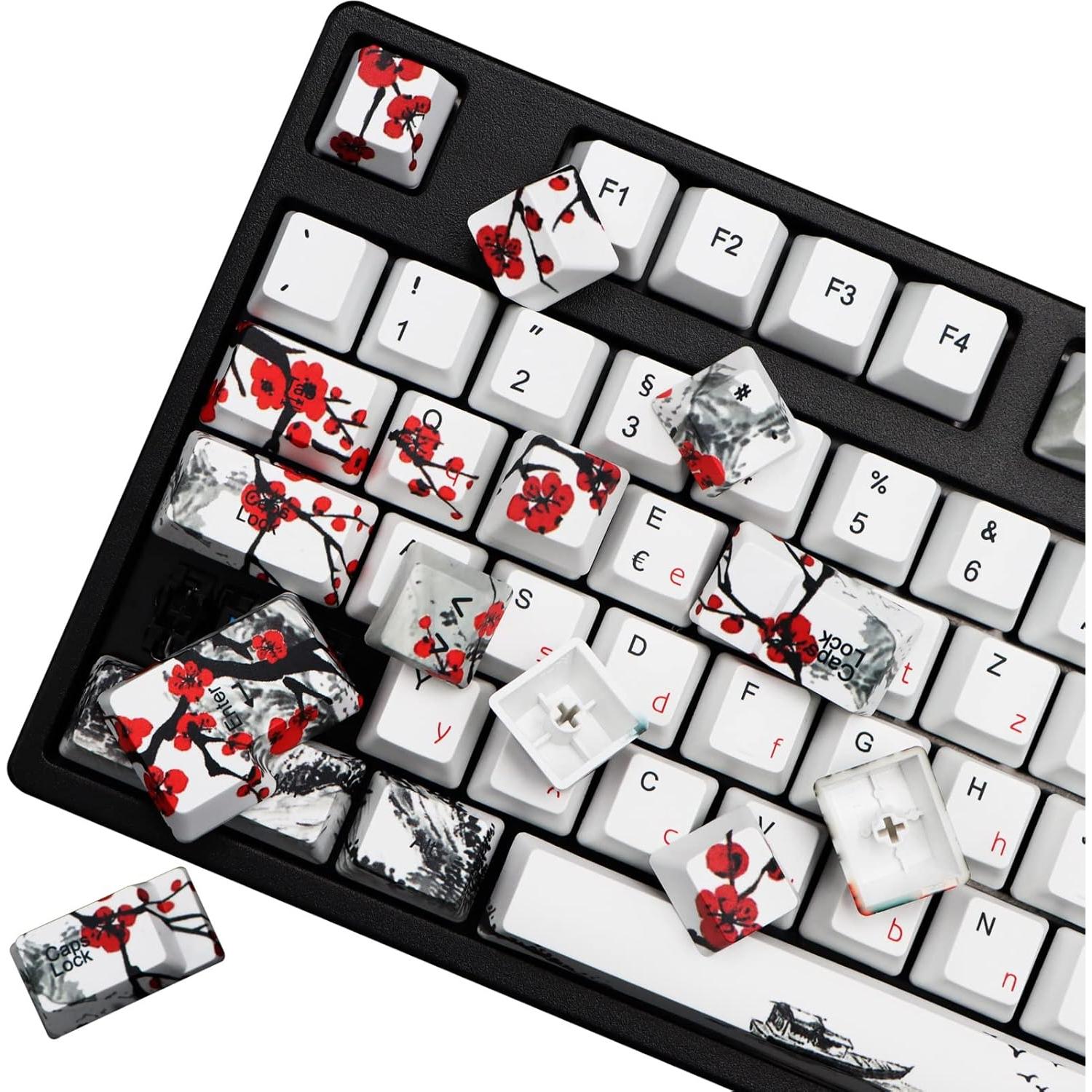 Set de Teclas Mecánicas PBT 111 MOLGRIA para Teclado Alemán