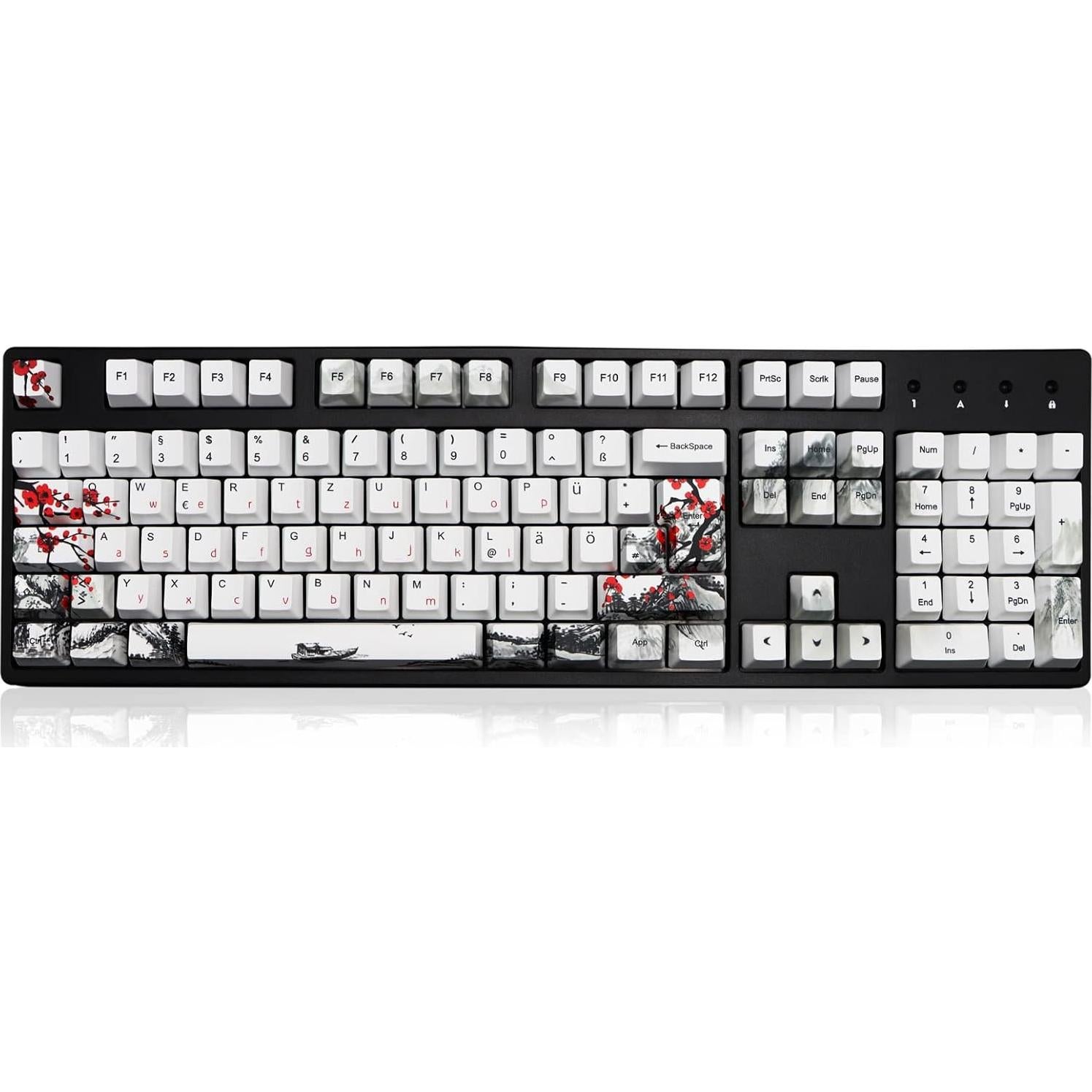 Set de Teclas Mecánicas PBT 111 MOLGRIA para Teclado Alemán
