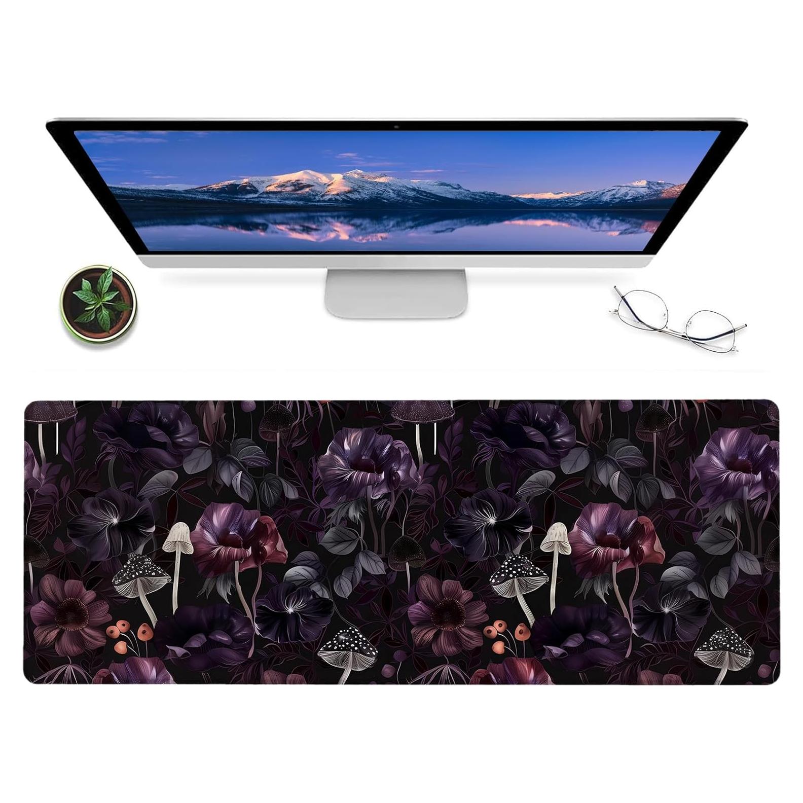 Alfombrilla de Ratón AINORI Botánica Oscura 80x30cm Antideslizante