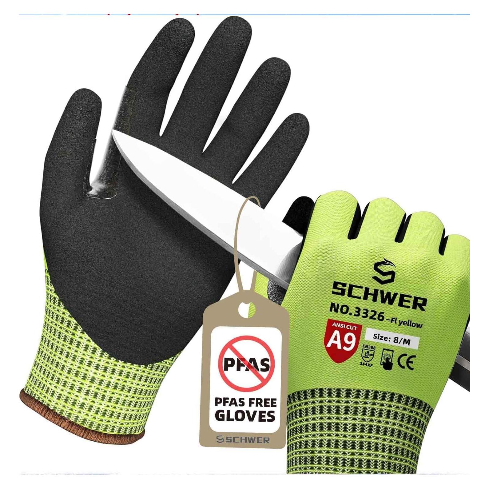 Guantes Schwer ProGuard PR3326 A9 Amarillo Talla M