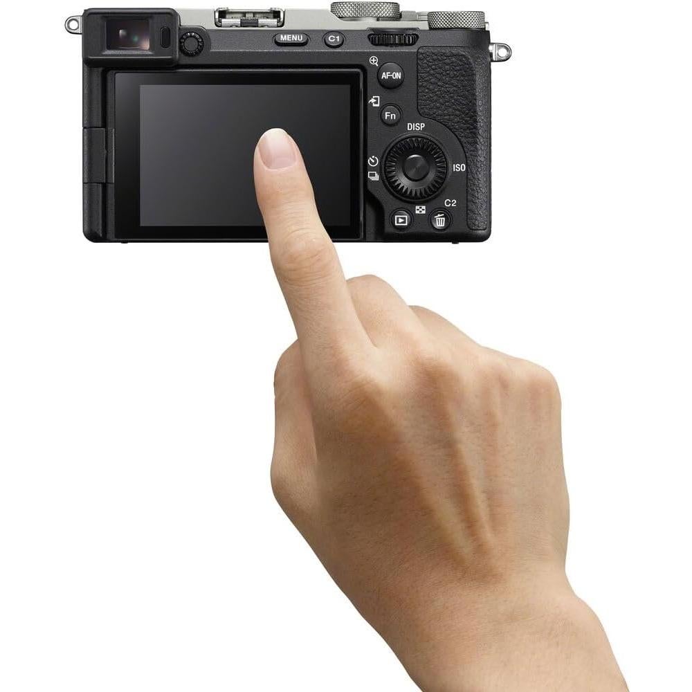 Cámara Sony Alpha 7C II Full-Frame 33MP Plata + Accesorios