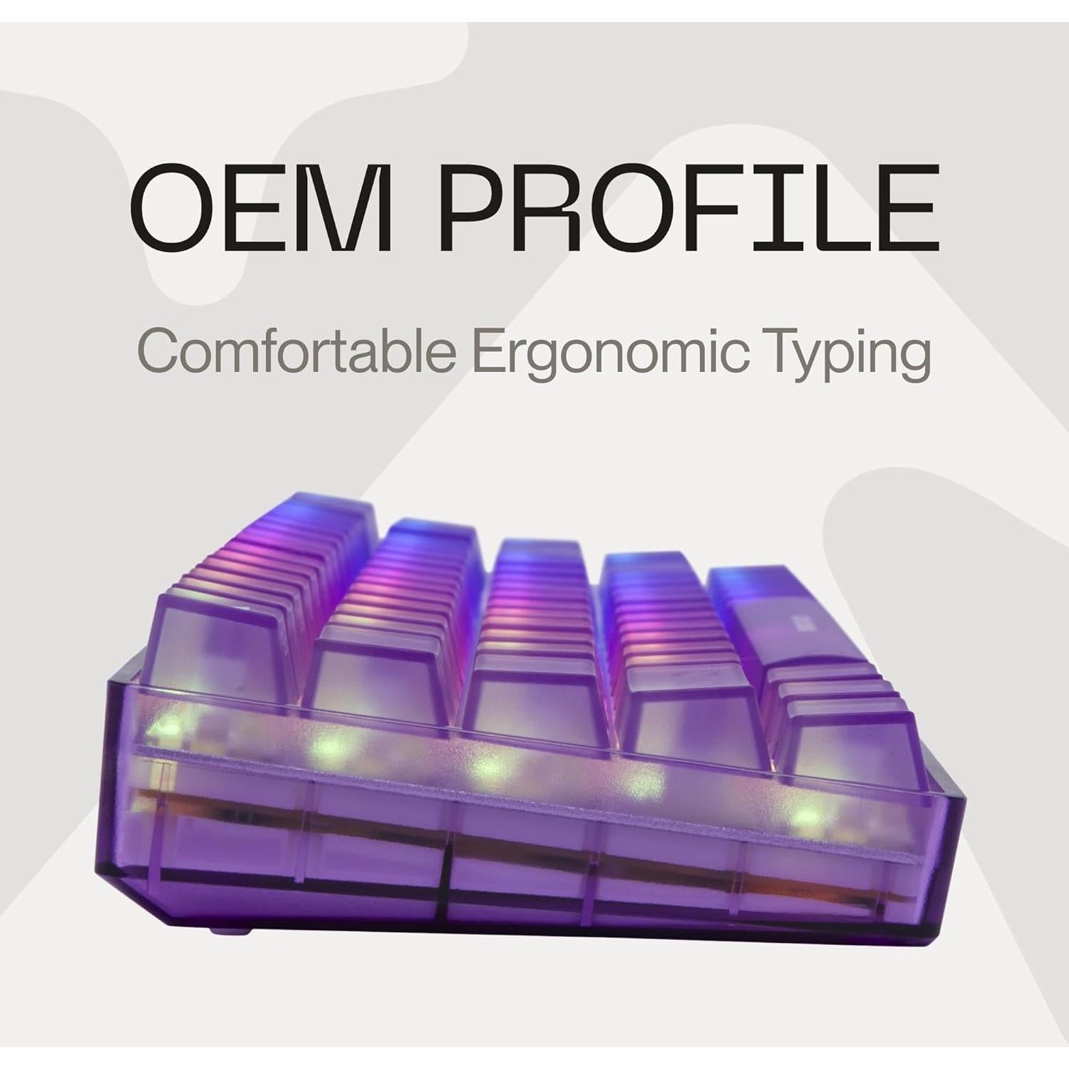 Teclado Mecánico Higround HG65 Ametista 65% RGB USB