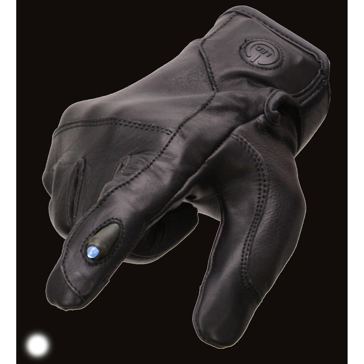 Guantes de Cuero Milwaukee LED Táctiles Hombre X-Grande