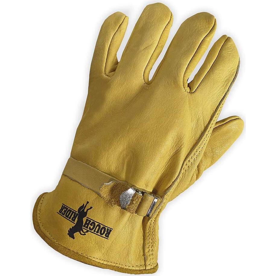 Guantes de Conductor Galeton 25101PR-L de Cuero Dorado Grande