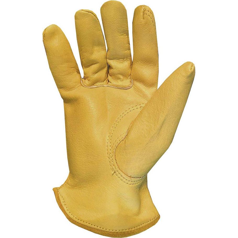 Guantes de Conductor Galeton 25101PR-L de Cuero Dorado Grande