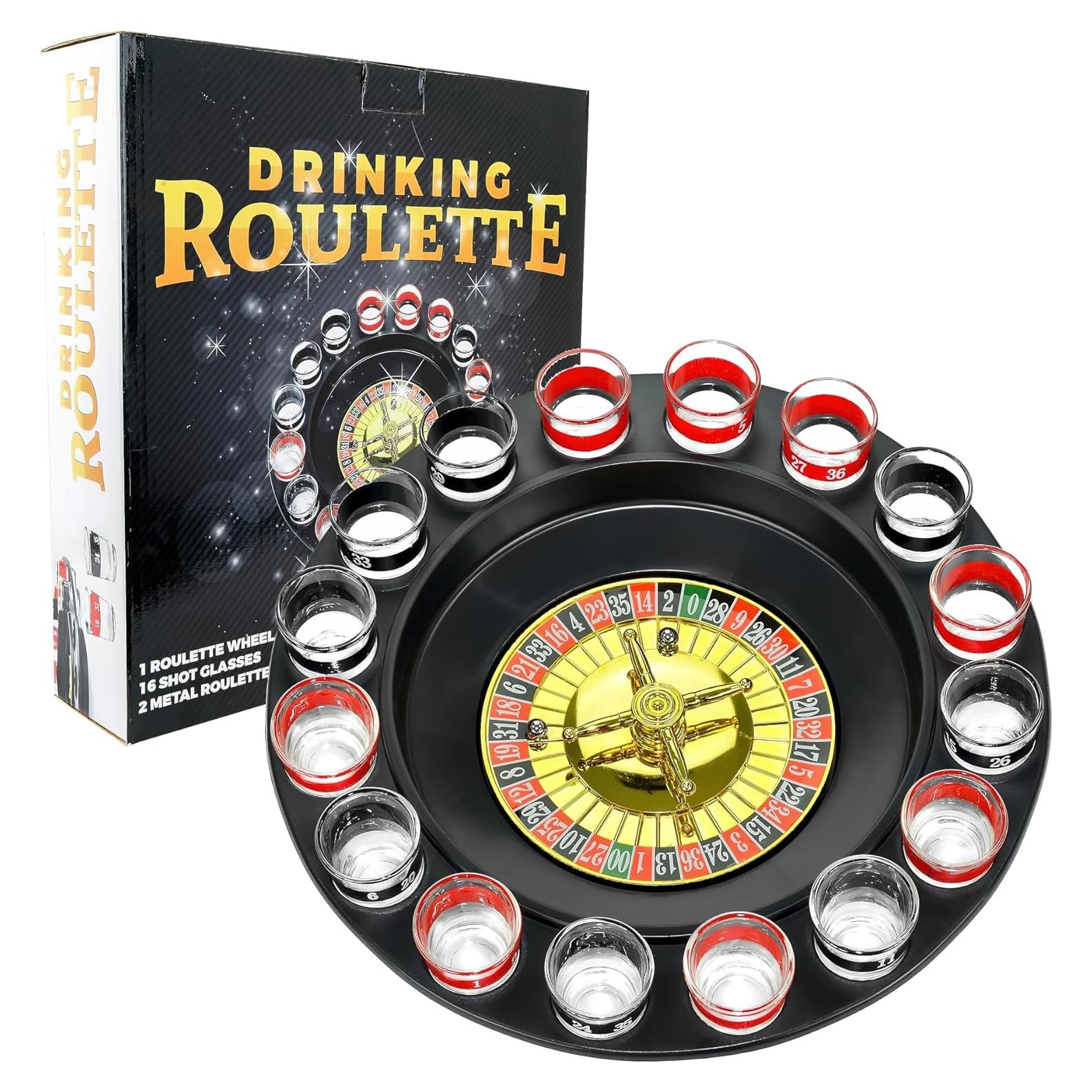 Juego de Ruleta de Shot Fairly Odd Novelties 16 Piezas