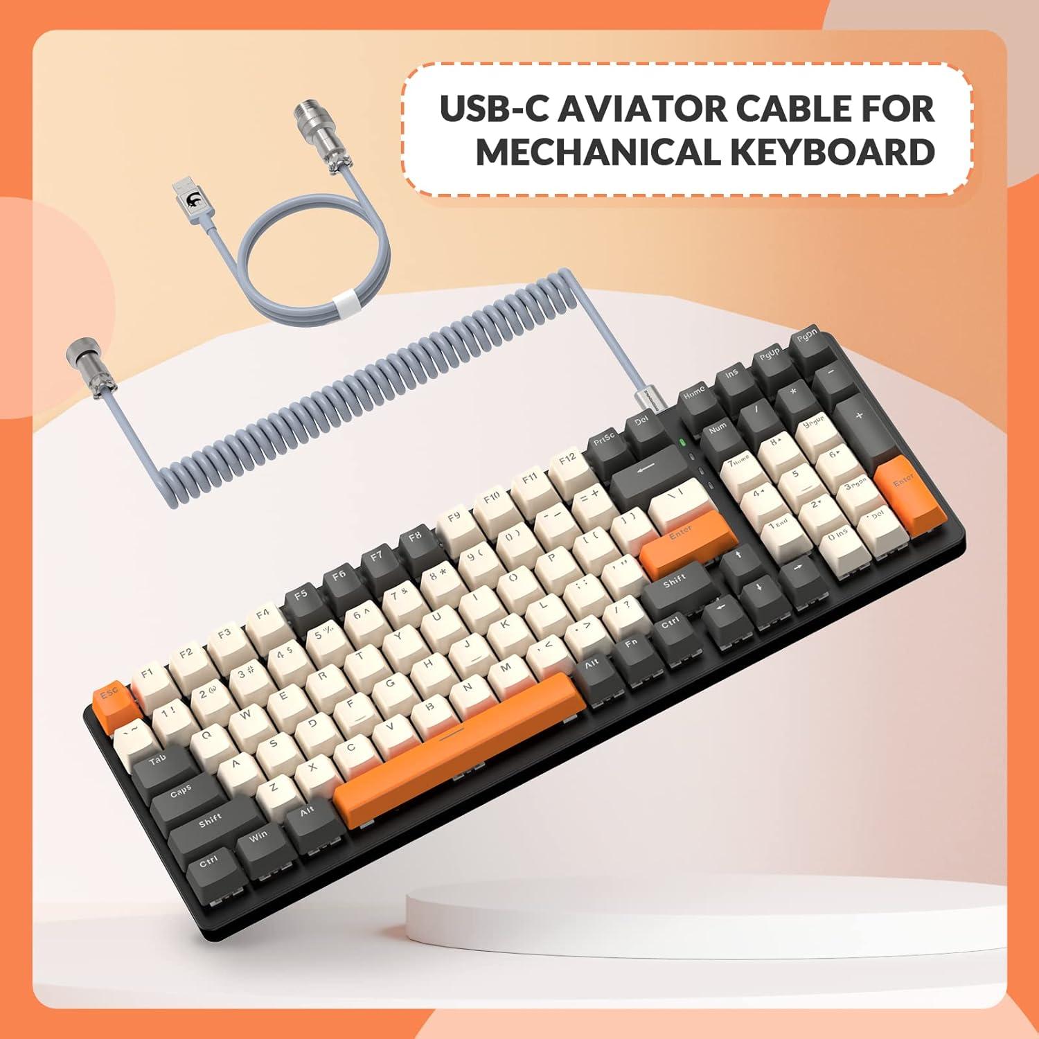 Teclado Mecánico Gaming AJAZZ K3 RGB 98 Teclas Anti-Ghosting