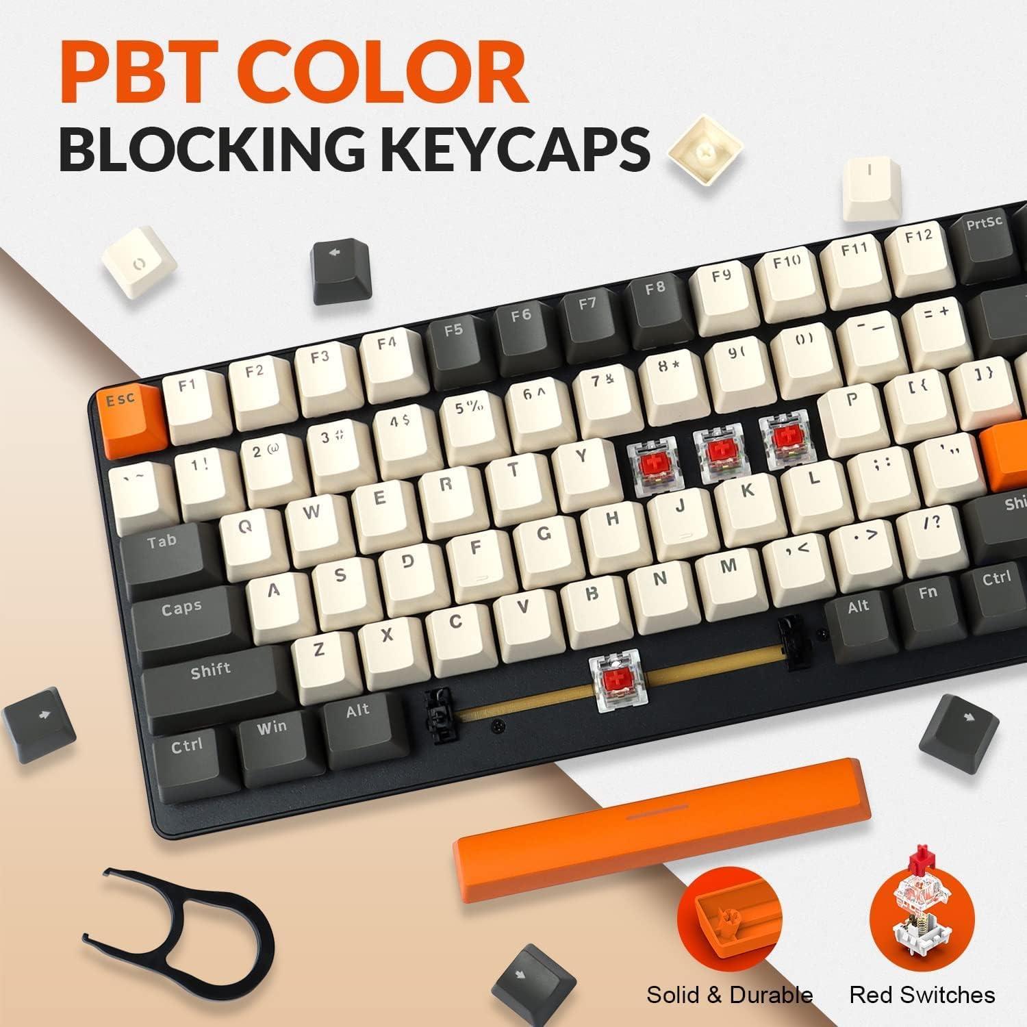 Teclado Mecánico Gaming AJAZZ K3 RGB 98 Teclas Anti-Ghosting