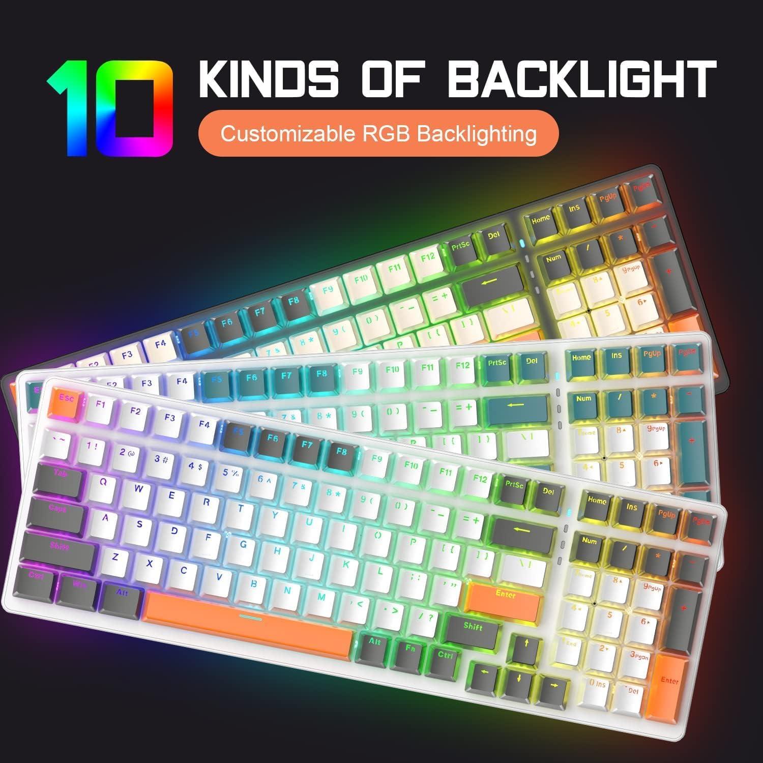 Teclado Mecánico Gaming AJAZZ K3 RGB 98 Teclas Anti-Ghosting