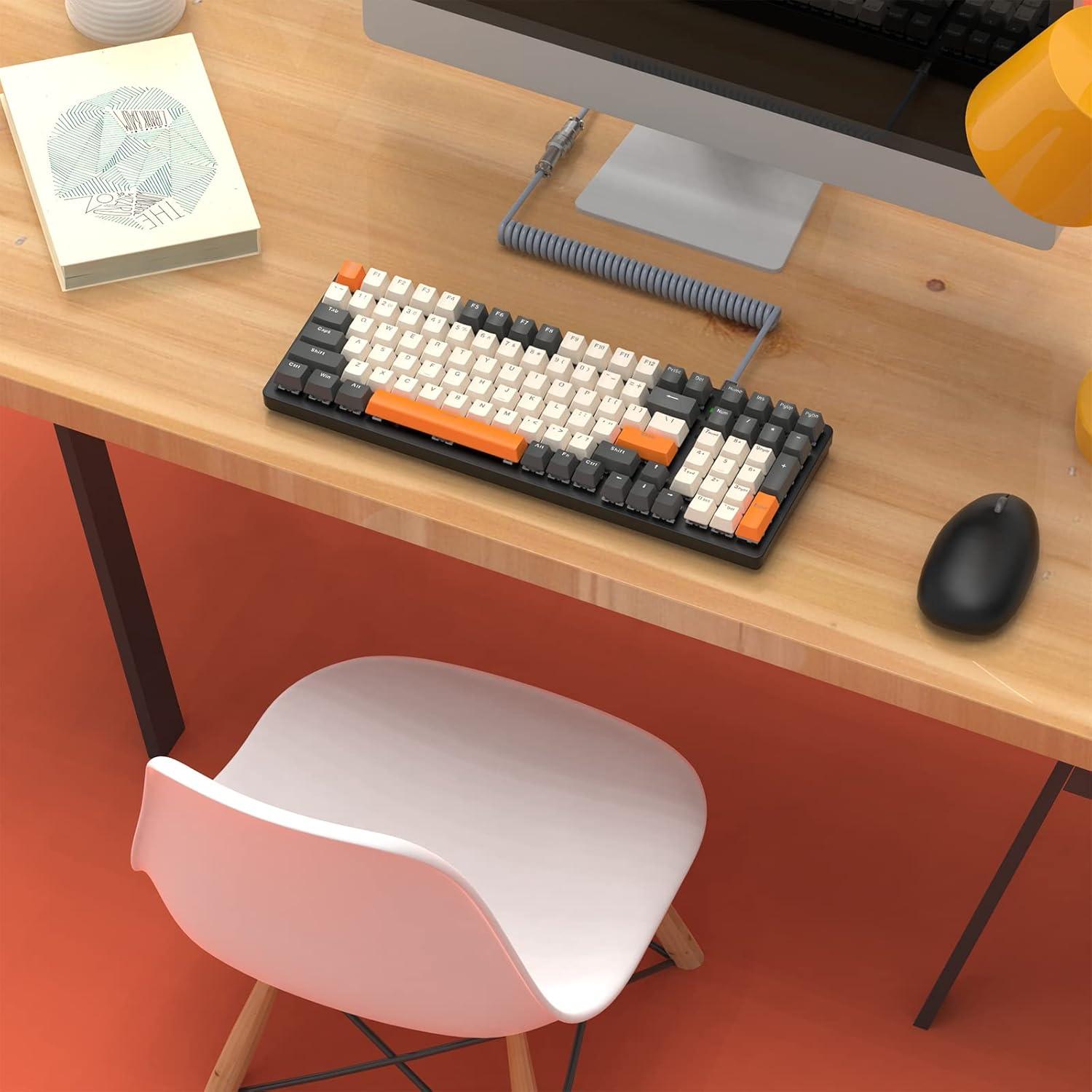 Teclado Mecánico Gaming AJAZZ K3 RGB 98 Teclas Anti-Ghosting