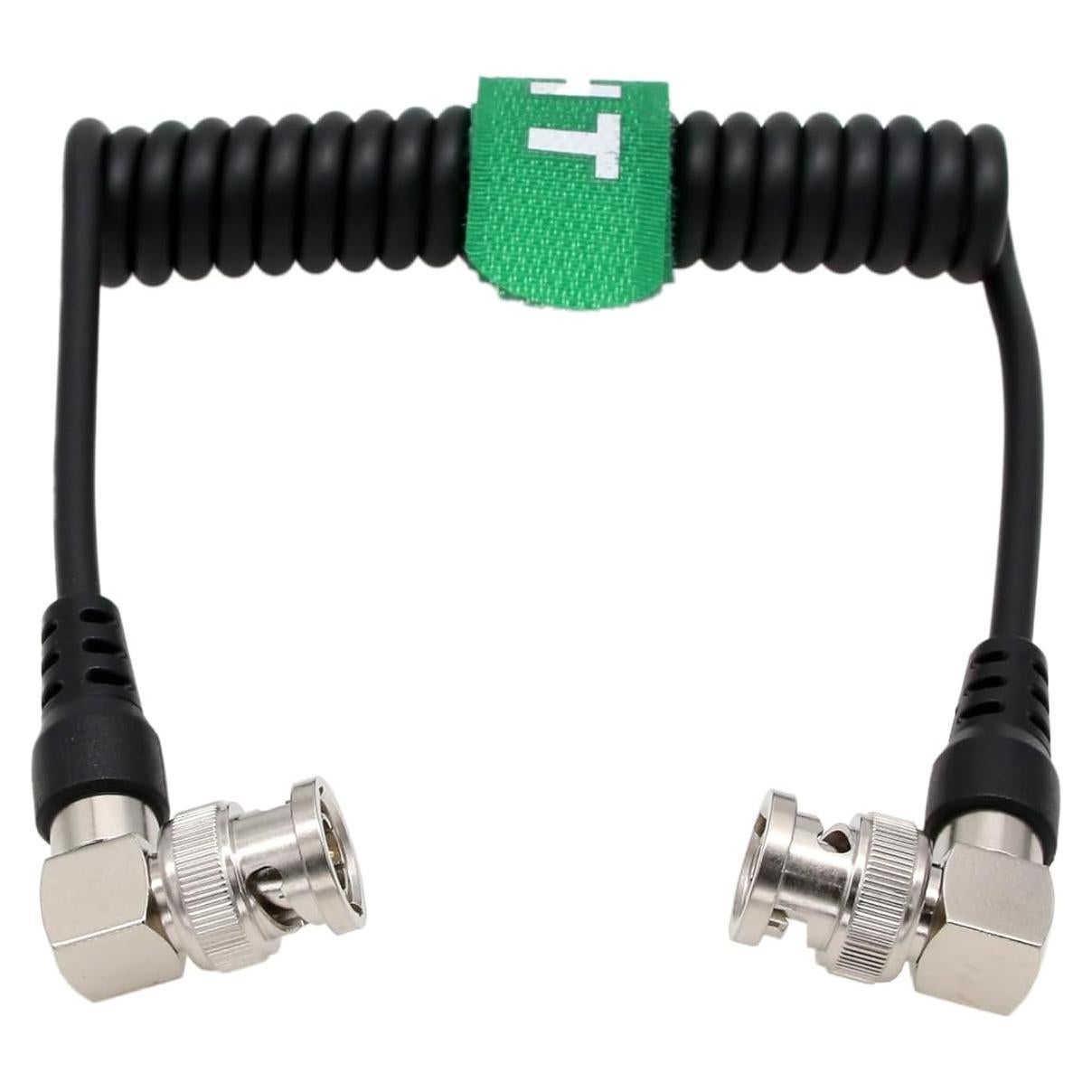 Cable BNC 3G HD SDI Enrollado 30cm a 60cm HangTon
