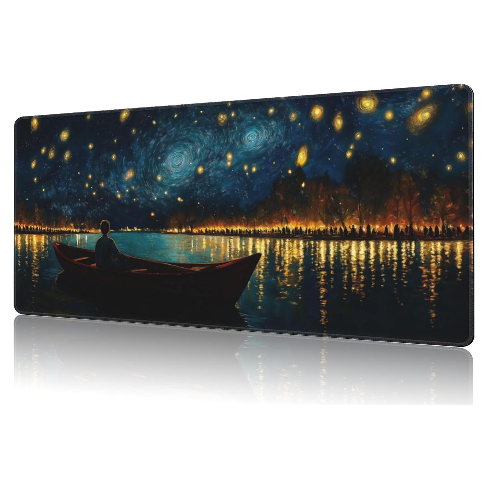 Alfombrilla de Ratón Grande NIYLYNSYN 90x40 cm Antideslizante