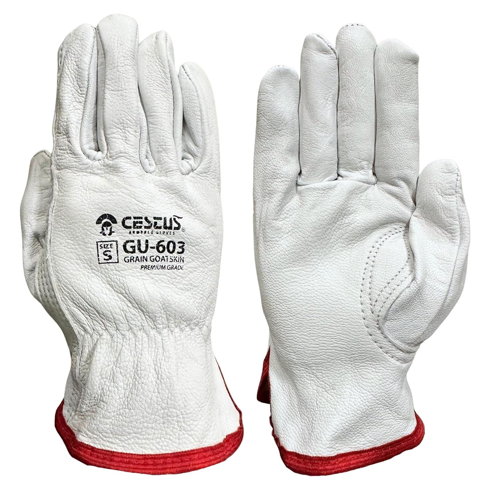 Guantes de Trabajo Cestus GU-603 de Cuero de Cabra