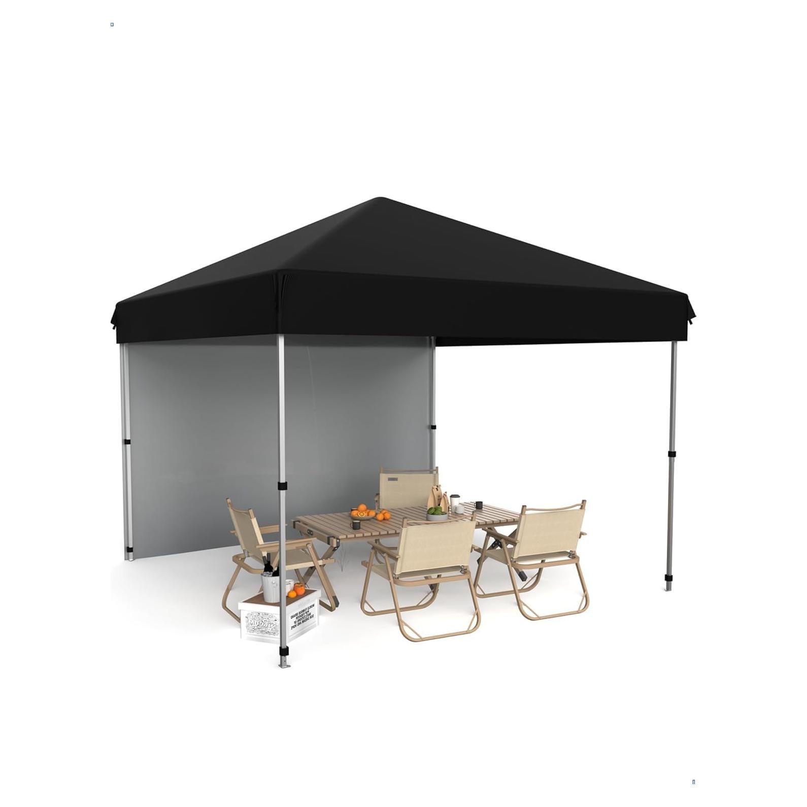 Carpa Pop Up Amenitlif 10x10 Pies Impermeable con Pared Lateral