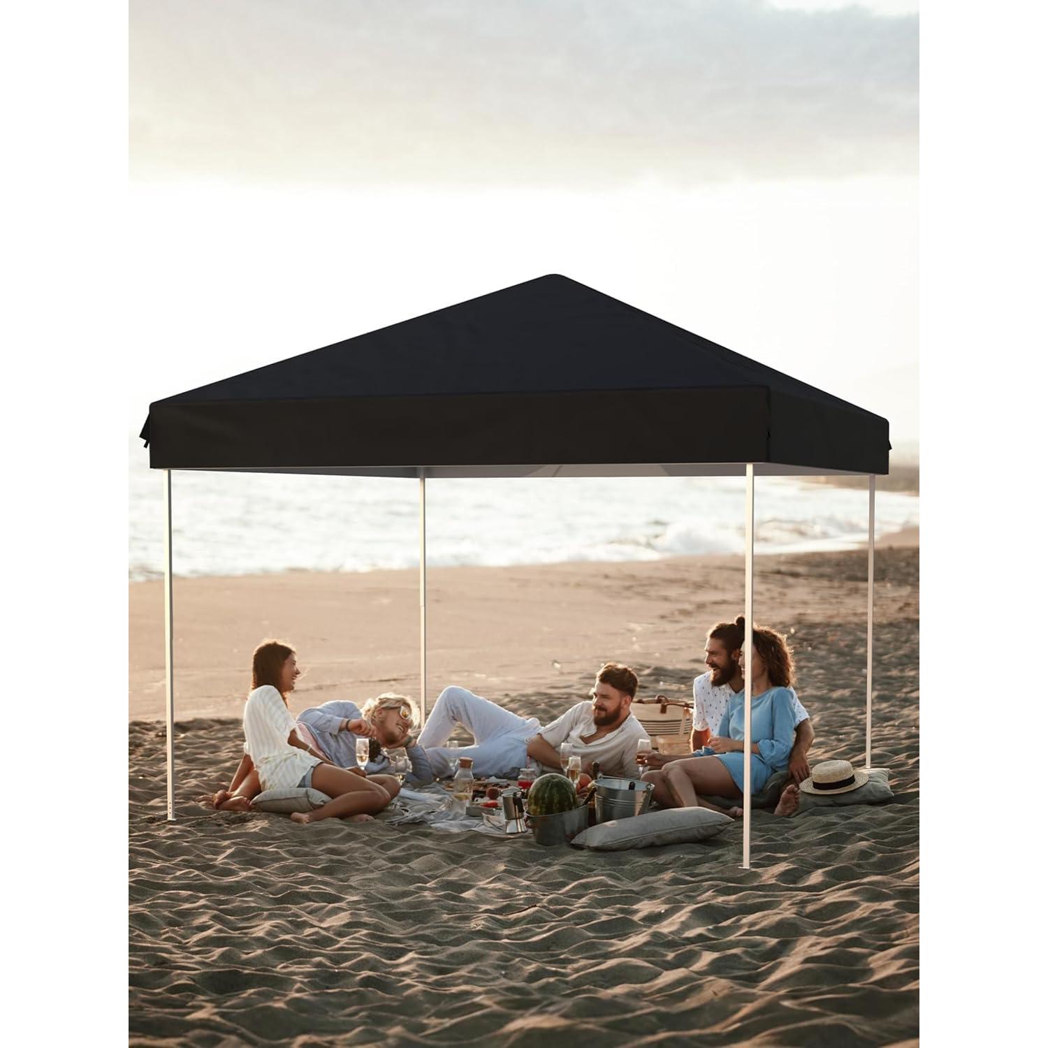 Carpa Pop Up Amenitlif 10x10 Pies Impermeable con Pared Lateral