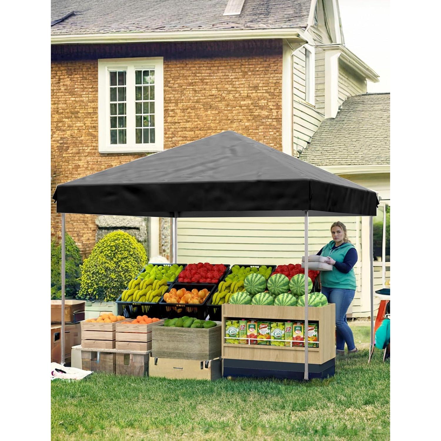 Carpa Pop Up Amenitlif 10x10 Pies Impermeable con Pared Lateral