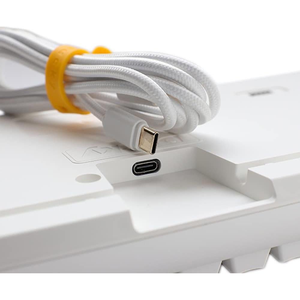 Teclado Mecánico Ducky One 3 TKL Blanco Puro Hotswap Cherry MX