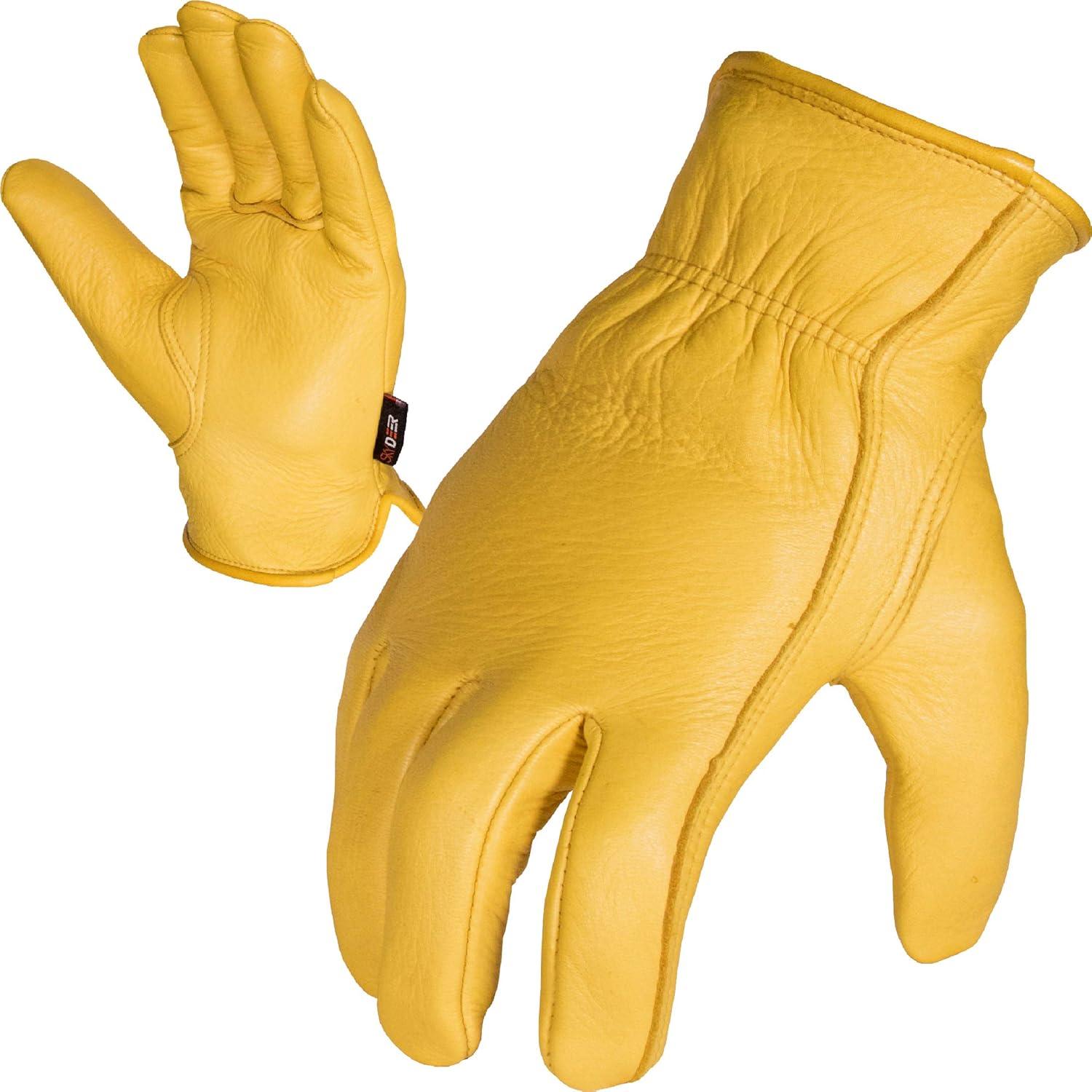 Guantes de Cuero de Ciervo SKYDEER para Hombre y Mujer