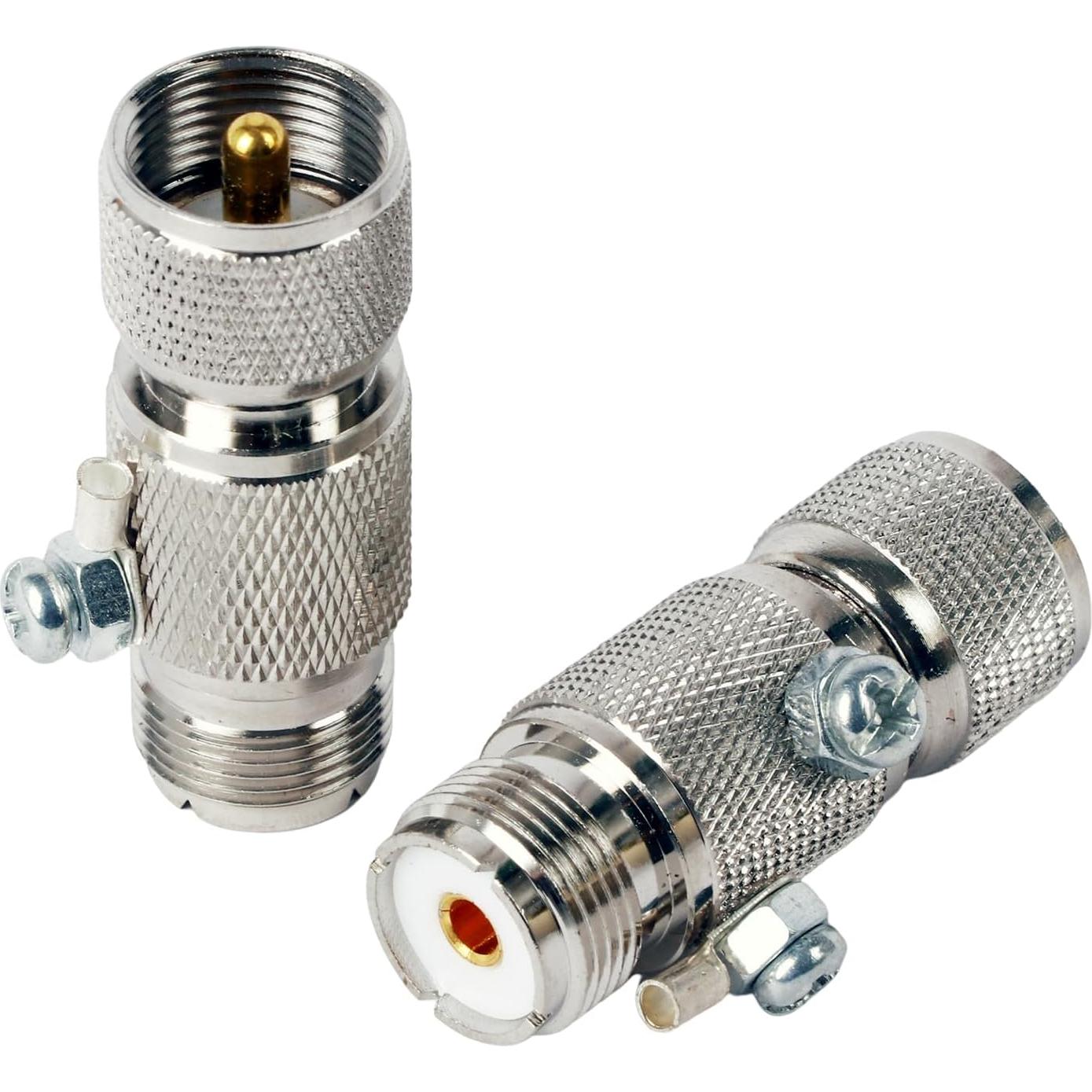 2 Paquetes Arrestador de Rayos UHF TLS.eagle PL259 a SO239