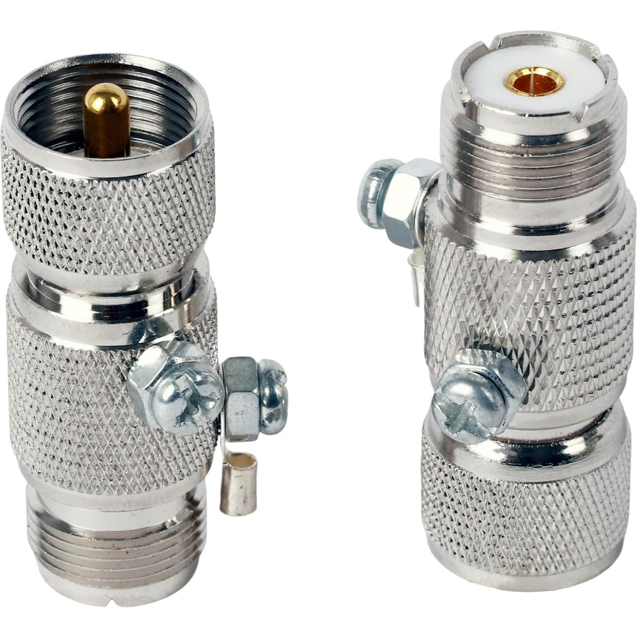 2 Paquetes Arrestador de Rayos UHF TLS.eagle PL259 a SO239