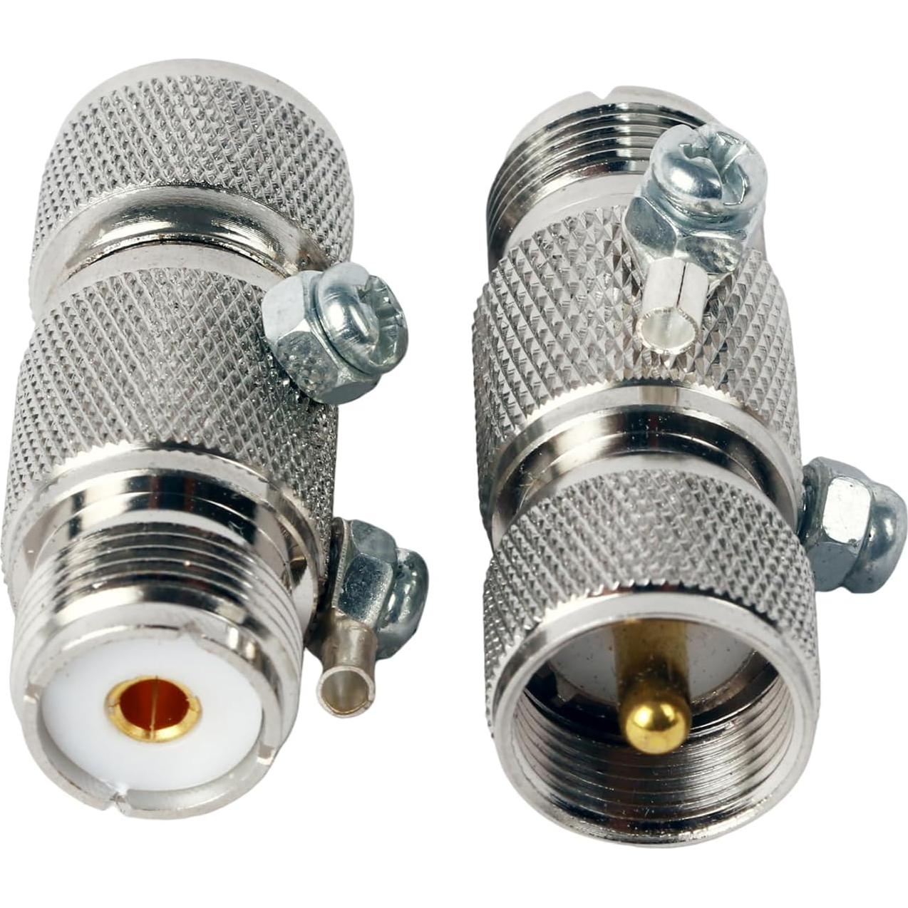 2 Paquetes Arrestador de Rayos UHF TLS.eagle PL259 a SO239