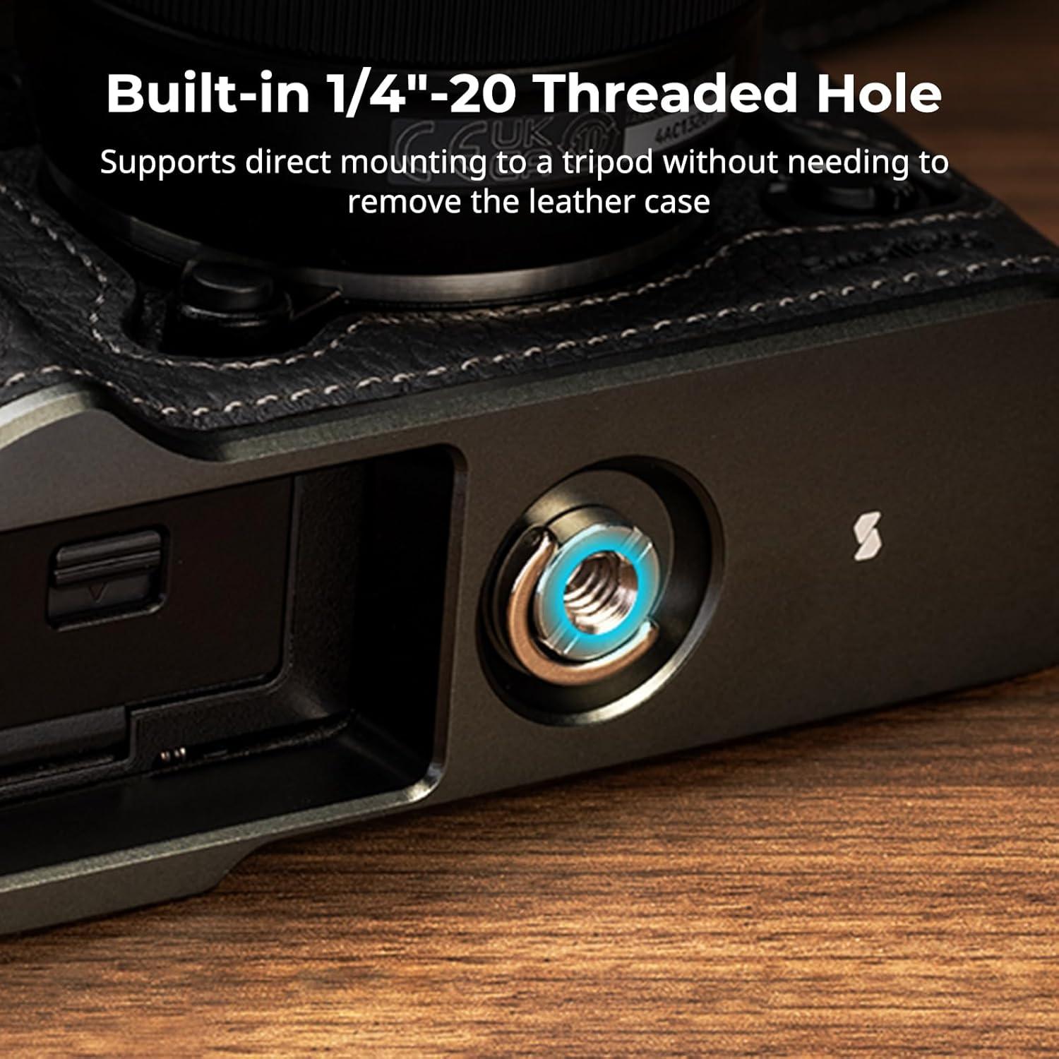 Funda de Cuero a Medias SmallRig para Fujifilm X-T50 - Negro