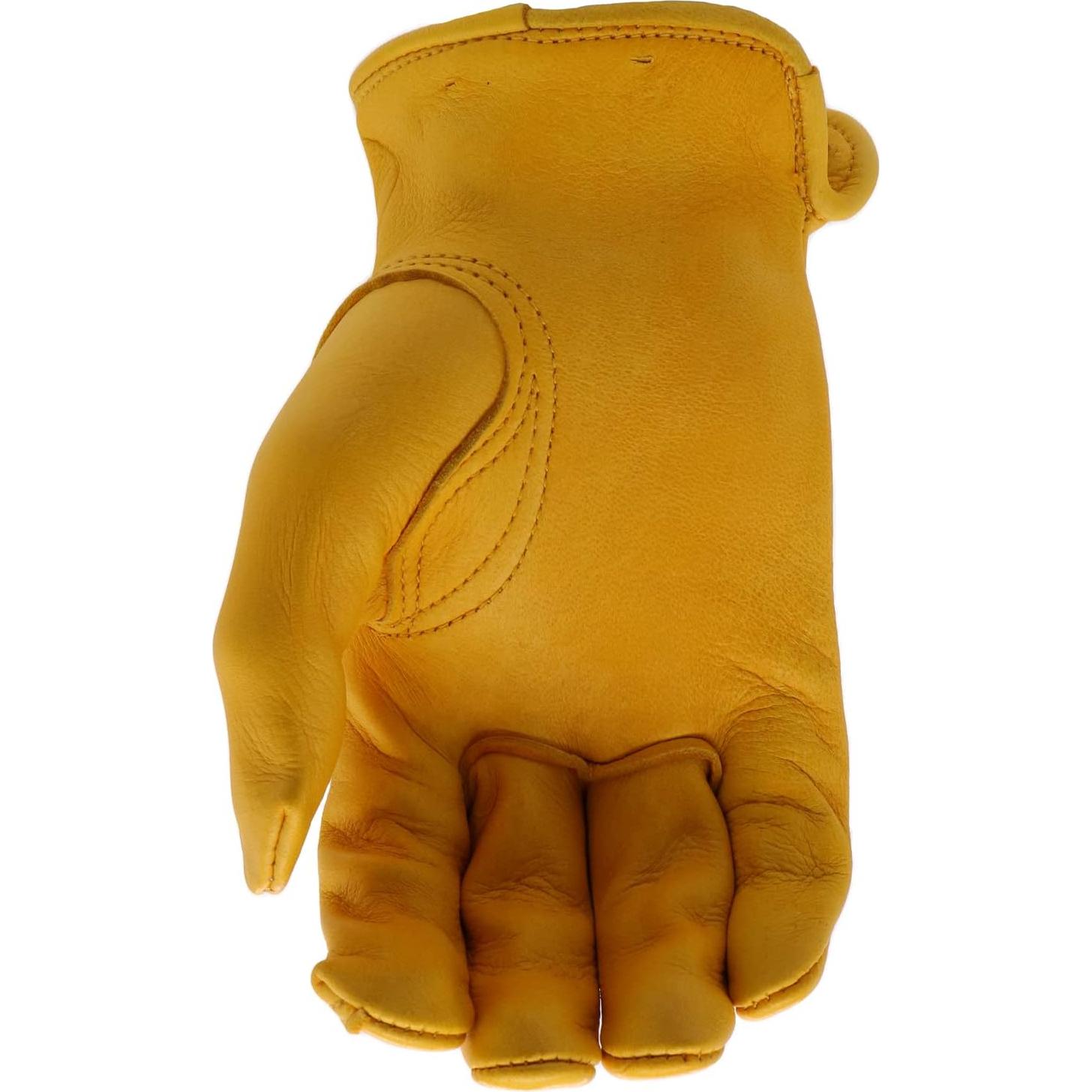 Guantes de Trabajo de Cuero de Ciervo BOSS Medianos