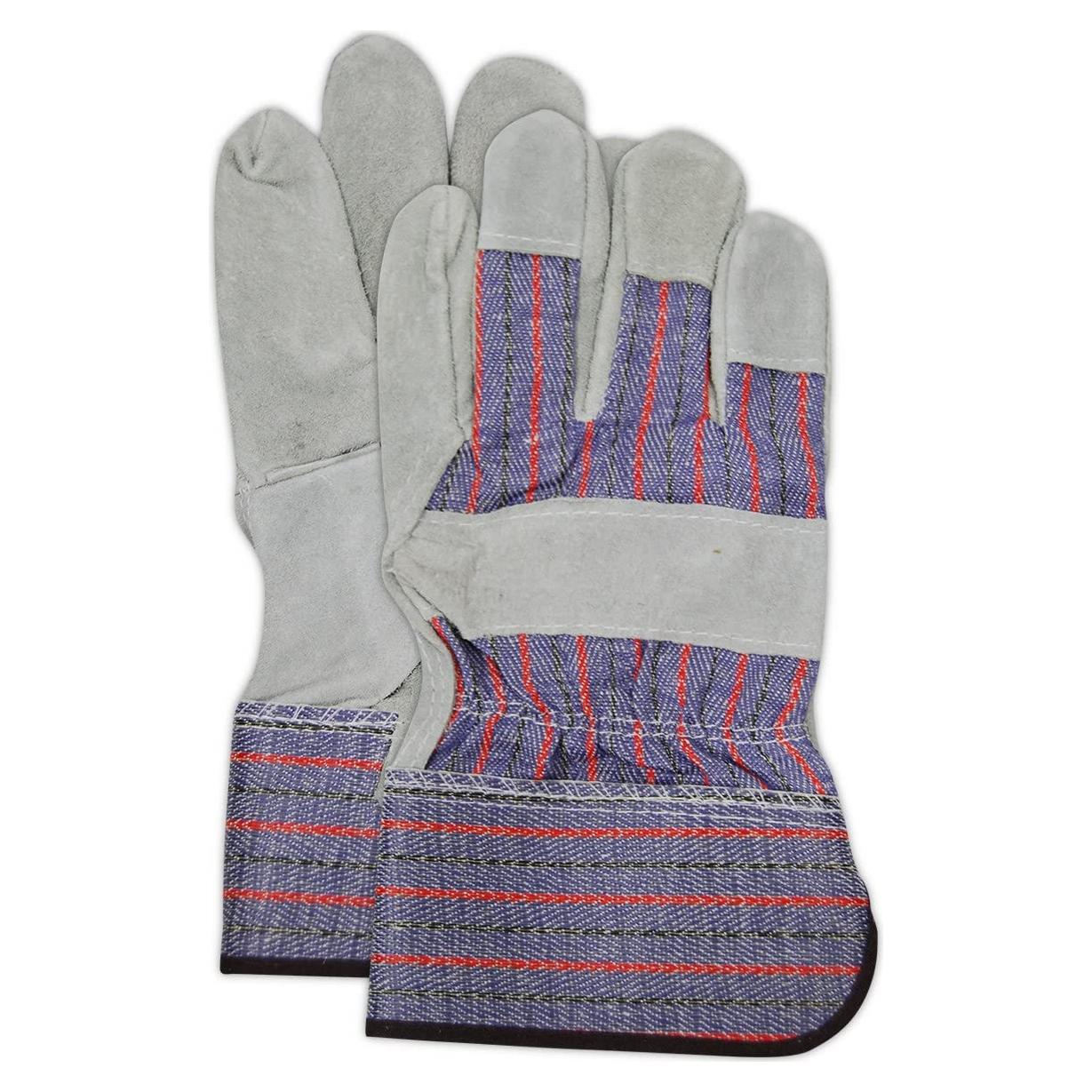 Guantes de Trabajo MAGID TB325IEST de Cuero Vaca, XL, Gris