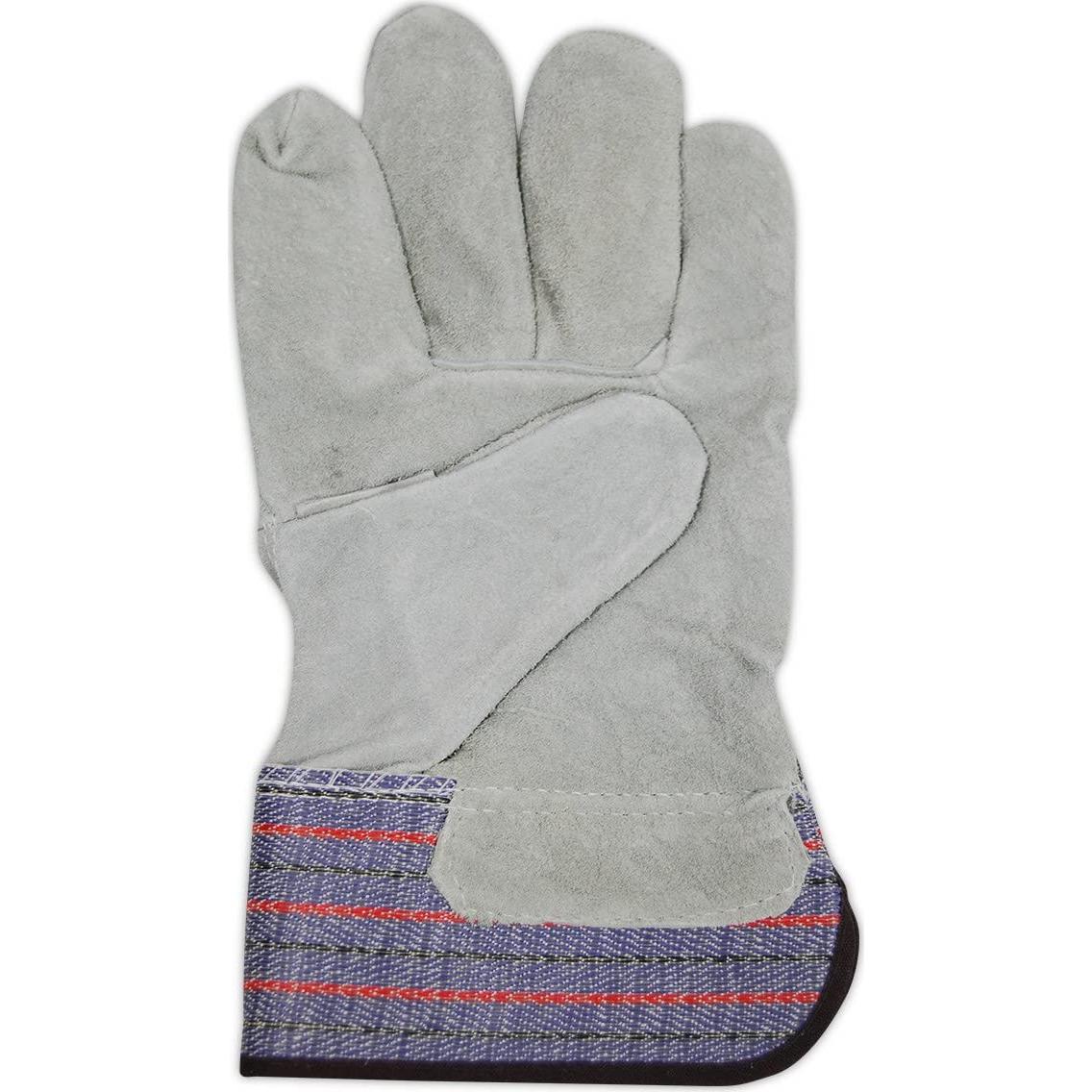 Guantes de Trabajo MAGID TB325IEST de Cuero Vaca, XL, Gris