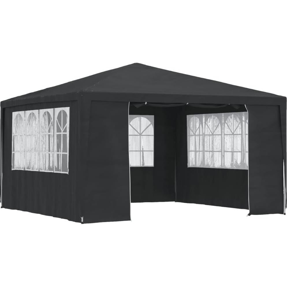 Carpa Plegable YELWHI 4x4m Verde con Paredes Laterales