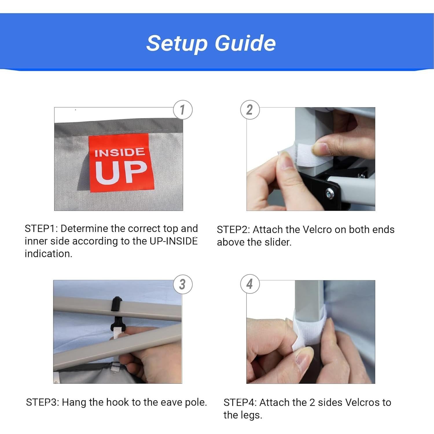 Pared Lateral Solar Crown Shades 2.44x1.83m Gris Impermeable